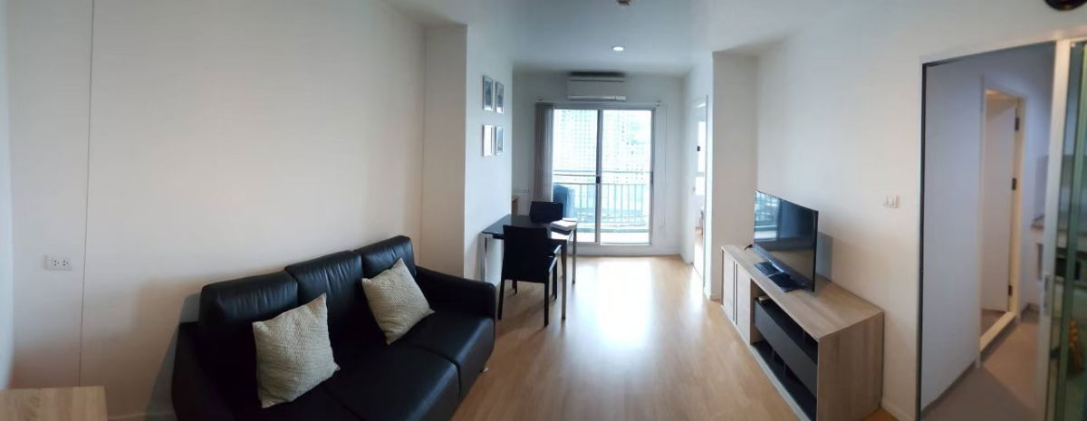 รูป ให้เช่าห้องแต่งพร้อม เฟอร์ครบ ห้องใหญ่ วิวดี ราคาถูก ใกล้ ARL และ MRT สถานีหัวหมาก - รูปที่ 2/8