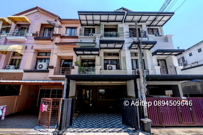 ทาวน์โฮม ฟอร์จูนทาวน์ : ขายทาวน์โฮม 3 ชั้น บ้านกลางเมือง รัชดา-เหม่งจ๋าย 1 ขนาด 21.9 ตรว. 3 ห้องนอน 4 ห้องน้ำ ทำเลใจกลางเมือง ใกล้ MRT 