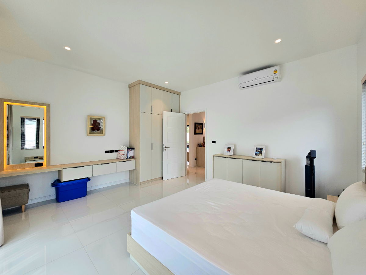 รูป วิลล่าหรูทันสมัยพร้อมสระว่ายน้ำส่วนตัว 3 ห้องนอน 3 ห้องน้ำ โครงการเดอะคลาวด์ส 2 หัวหินซอย 70  - รูปที่ 38/48