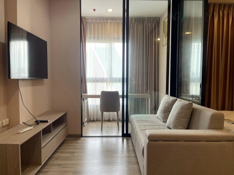 🎊 For rent condo NICHE MONO CHAROEN NAKORN Building 1, Floor 8,1 bed room, Room size 34 sqm