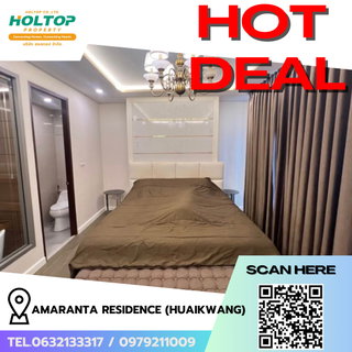 รูปภาพ #R9210 🎉 060269 Condo for rent: Amaranta Residence (Huaikwang)