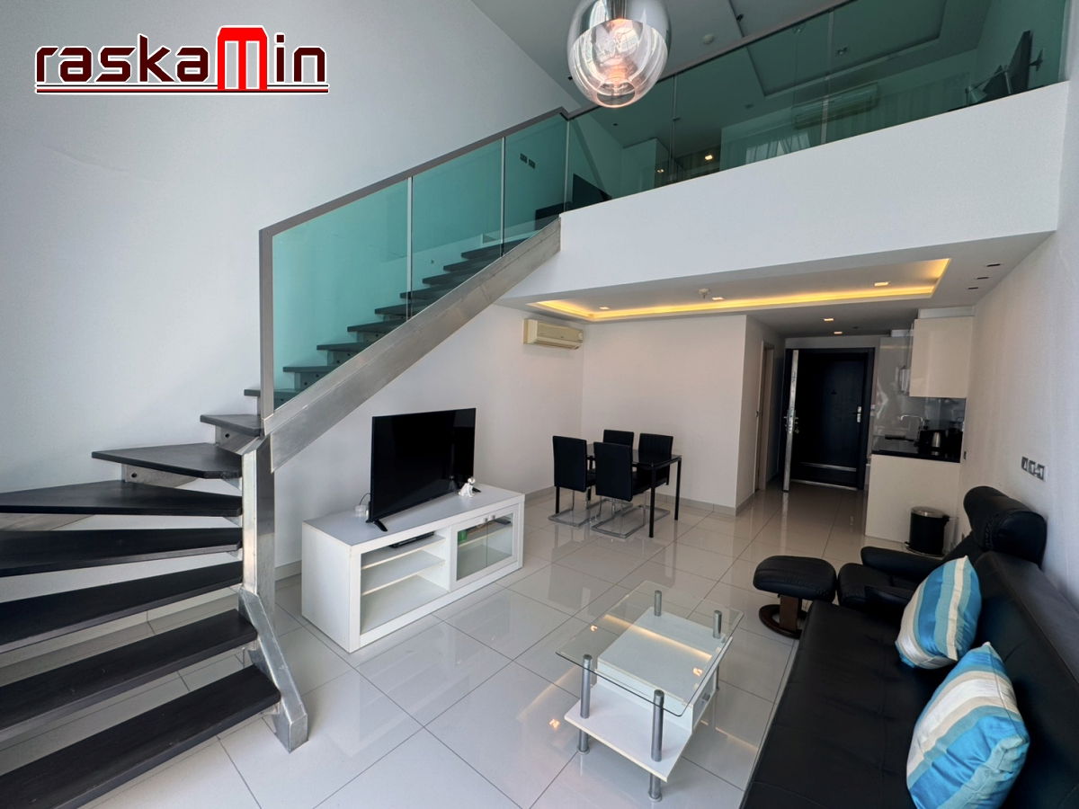 รูป FQ🗺️KT0200📲LineID @556ryccg🏄♂️Duplex 1ห้องนอน 66ตรม ชั้น22🏖️วิวทะเล พร้อมเฟอร์นิเจอร์🌴Wong Amat Tower วงศ์อมาตย์ ทาวเวอร์ - รูปที่ 2/9