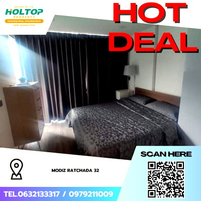 Condos for rent : #Z4512💥 070269 🔥 Condo for Rent: Modiz Ratchada 32