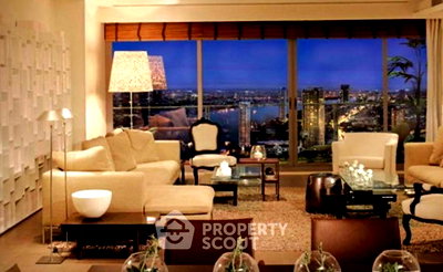 Condos for sale Assumption Convent Silom School : 3-BR Condo at The River Condominium near BTS Saphan Taksin (ID 2618819)