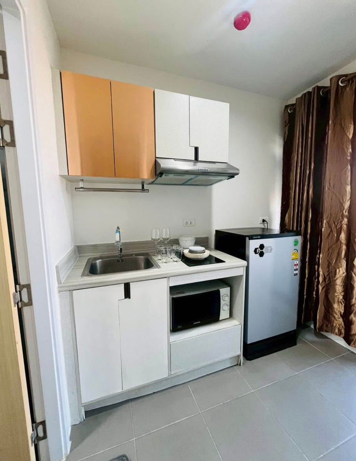 รูป ให้เช่า คอนโด ไรส์ พระราม9 ชั้น 8 อาคาร C ขนาด 26  ตร.ม. 1 ห้องนอน 1 ห้องน้ำ ราคา 11,000 บาท  - รูปที่ 7/10