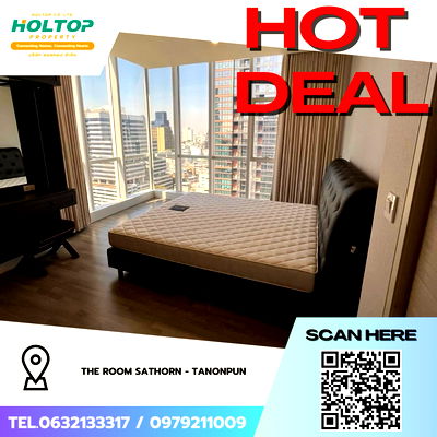 เช่าคอนโด BTS เซนต์หลุยส์ : #Z4503💥 070269🔥ให้เช่าคอนโด The Room Sathorn - TanonPun 
