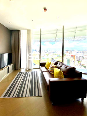 Condos for rent : 🔥80K🔥 - 2 Beds with Bathtub 80.92 sq.m. High Fl. 25+ Good Location BTS Ratchadamri 300 m. at Magnolias Ratchadamri Boulevard Condo / For Rent