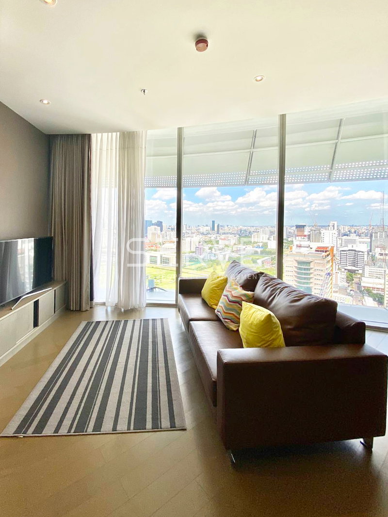 Condos for rent : 🔥80K🔥 - 2 Beds with Bathtub 80.92 sq.m. High Fl. 25+ Good Location BTS Ratchadamri 300 m. at Magnolias Ratchadamri Boulevard Condo / For Rent