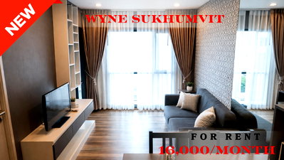 Condos for rent : 🍀🍀🍀 Exclusive Unit for Rent 🌹🌹 📌 Wyne Sukhumvit 🌸 (Line: @rent2022) ✨ Ready to move in | Property Code: A10529