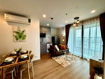 คอนโดให้เช่า : ให้เช่าคอนโด ไอดีโอ สาทร - ท่าพระ อาคาร 1 ชั้น 23 2 ห้องนอน ขนาด 45 ตรม ใกล้ The Mall ท่าพระ