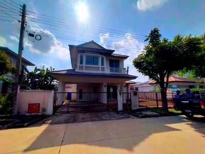 บ้านเดี่ยว ถนนรังสิต-นครนายก : K00744 ขายบ้านเดี่ยว หมู่บ้านธัญญาภิรมย์ ตำบลรังสิต อำเภอธัญบุรี ปทุมธานี