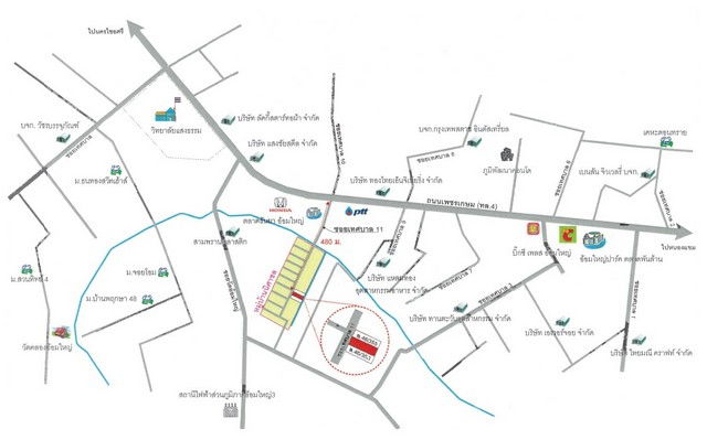 รูป K00925 ขายอาคารพานิชย์ หมู่ 4 หมู่บ้านนิศาชล อำเภอสามพราน - รูปที่ 2/8