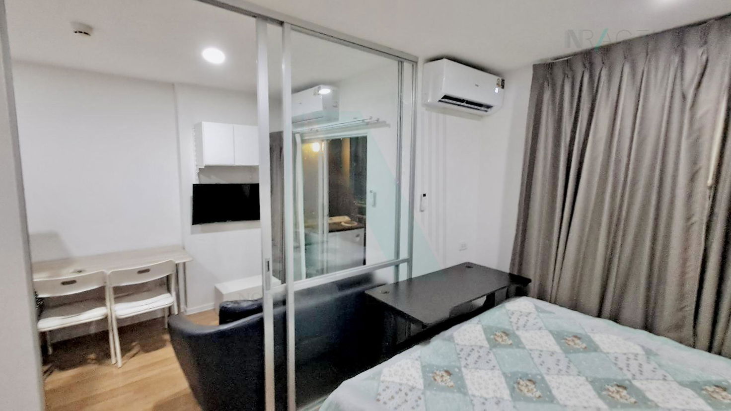 รูป ให้เช่าคอนโด ลุมพินี เพลส บางนา กม.3 อาคาร A ชั้น 6 สตูดิโอ ขนาด 23 ตรม ใกล้ Central Plaza บางนา - รูปที่ 4/8