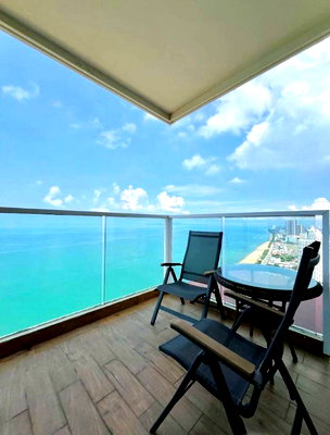 Condos for sale : FQ🗺️KT0198📲LineID @556ryccg🏄89.69 sqm 2 Bedroom Floor 44🌊Sea view Fully furnished🏖️Cetus Beachfront Pattaya - Jomtien beach