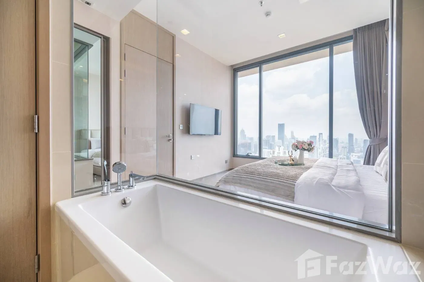 รูป คอนโดให้เช่า 1 ห้องนอน ในโครงการ ดิ เอส อโศก 2000012 - รูปที่ 5/12