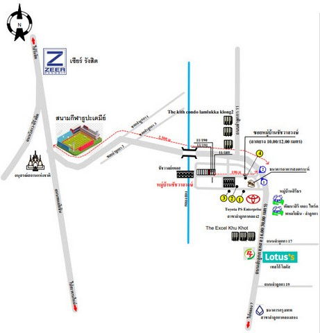 รูป K02325 ขายอาคารพาณิชย์ โครงการชัชวาลย์วงษ์ ตำบลคูคต อำเภอลำลูกกา ปทุมธานี - รูปที่ 2/8