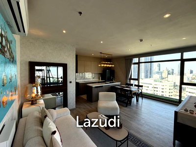 Condos for rent : 2bed 2bath with private garden for rent at Rhythm Ekkamai Estate