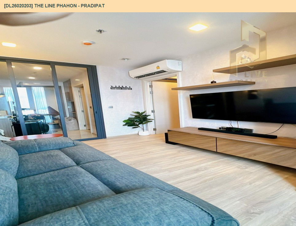 รูป DL26020203 ให้เช่าคอนโด เดอะ ไลน์ พหล - ประดิพัทธ์ (THE LINE Phahon - Pradipat) ใกล้ BTS สะพานควาย พร้อมเข้าอยู่ โทรด่วน 0800343450 LineID @655ebbvc - รูปที่ 4/8
