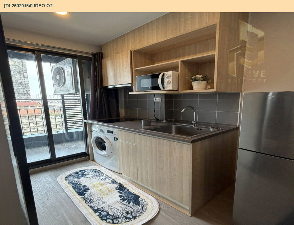 รูป DL26020164 ให้เช่าคอนโด ไอดีโอ โอทู (IDEO O2) ใกล้ BTS บางนา พร้อมเข้าอยู่ โทรด่วน 0656133286 LineID @534wlwof - รูปที่ 6/12