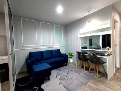 ขายคอนโด : ขายคอนโด ไรย์ ตลาดพลู อาคาร B ชั้น 5 1 ห้องนอน ขนาด 30 ตรม ใกล้ เดอะมอลล์ ท่าพระ