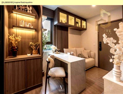 Condos for sale : DL26020181 Condo for sale, Aspire Ratchayothin near BTS รัชโยธิน, ready to move in, call urgently 0638692663 LineID @952jdxxk