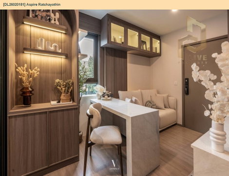 DL26020181 Condo for sale, Aspire Ratchayothin near BTS รัชโยธิน, ready to move in, call urgently 0653619502 LineID @952jdxxk