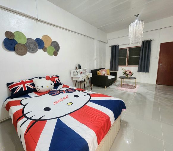 🌲🌲🌲 ให้เช่าหอพักประชาอุทิศ 37 (( 37 ตรม / 4999 ต่อเดือน / ห้องแอร์  / โคมไฟระย้า / ห้องสวยมาก )) ห่างจาก ม. บางมด 250 ม