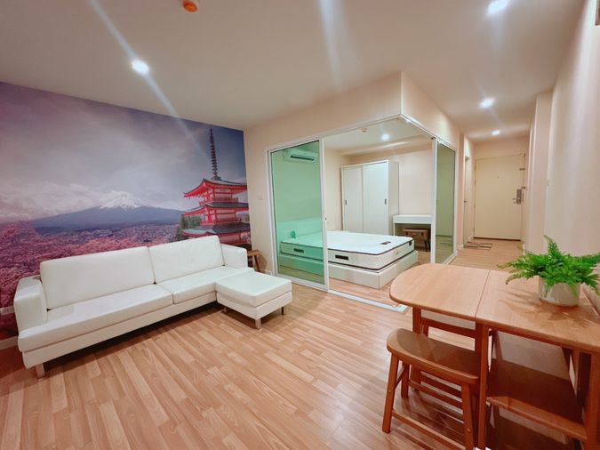 ให้เช่า🚝 We condo เอกมัย-รามอินทรา วิวสระ (ใกล้ MRTสายสีชมพู)📱Line: @promptcondo