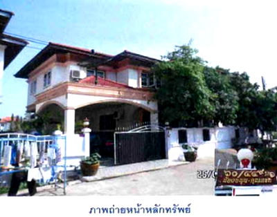 บ้านเดี่ยว ปทุมธานี : K01857 ขายบ้านเดี่ยว หมู่บ้านพรร่มเย็นวิลล่า ตำบลคูคต อำเภอลำลูกกา ปทุมธานี