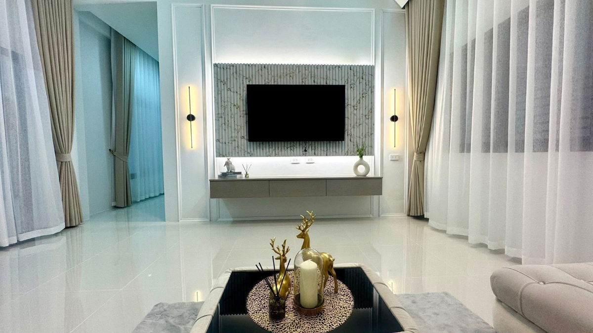 รูป  พูลวิลล่าสร้างใหม่ เมืองพัทยา ซอยสยาม บ้านเดี่ยวสไตล์โมเดิร์น ฟังก์ชันครบ พร้อมสระว่ายน้ำส่วนตัว - รูปที่ 12/20