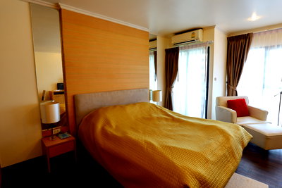 คอนโดให้เช่า : ให้เช่าคอนโด Sathorn Gardens ห้อง 40 ตารางเมตร