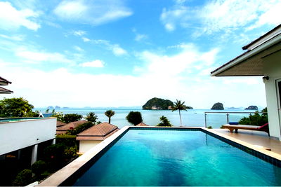 บ้านเดี่ยว เมืองกระบี่ กระบี่ : [920281015-73] Stunning sea views pool villa