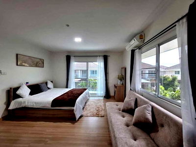 Houses for rent Chiang Mai : For rent: Kanjanakanok 12 Phase 2, 170 sq m, 3 bedrooms, ready to move in.