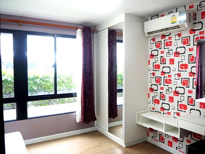 ขายคอนโด : [ ขายพร้อมผู้เช่า ] ไอคอนโด ศาลายา 2 ห้องตกแต่งครบ สัญญาเช่าครบ ต.ค. 2569