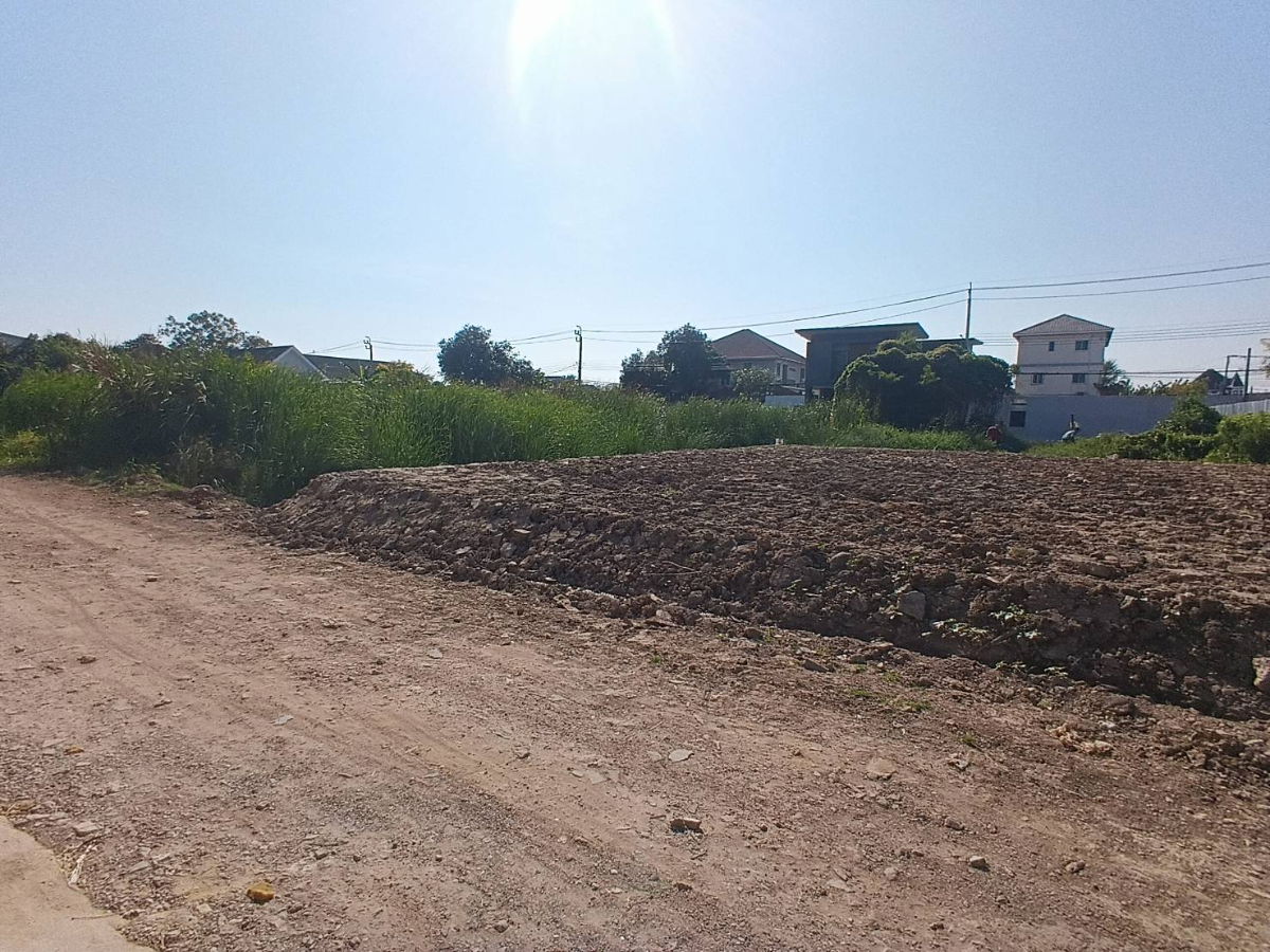 รูป ให้เช่าที่ดินเปล่า รามอินทรา 65 แนวรถไฟฟ้าสายสีชมพู เนื้อที่ 87 ตารางวา  ถมแล้ว  - รูปที่ 2/7