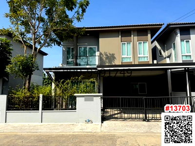 บ้านเดี่ยวให้เช่า : เช่า บ้าน 2 ชั้น แกรนด์ พลีโน่ บางนา-อ่อนนุช เฟอร์นิเจอร์ครบ พร้อมเข้าอยู่