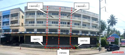 Shophouses for sale Damnoen Saduak Ratchburi : FOR SALE  COMMERCIAL BUILDING PROPERTY  6765000 BAHT.