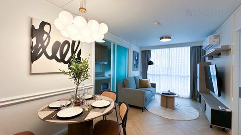 For Rent Condo CHATEAU IN TOWN PHAHOLYOTHIN 11 Building 1, Floor 6,2 bed room, Room size 44 sqm