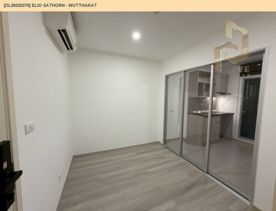 รูป DL26020276 ขายคอนโด เอลลิโอ สาทร - วุฒากาศ (Elio Sathorn - Wutthakat) ใกล้ BTS วุฒากาศ พร้อมเข้าอยู่ โทรด่วน 0653619502 LineID @897iyzll - รูปที่ 2/16