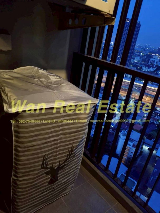 รูป ให้เช่า The politan Rive ชั้น 32 ขนาด 25 ตร.ม. วิวแม่น้ำ ครบพร้อมอยู่ - รูปที่ 12/12