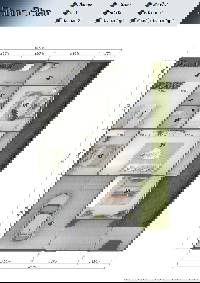 รูป ขายบ้านเดี่ยว เกาะแก้ว เจ้าฟ้าการ์เด้นโฮม 3 พื้นที่ 51 ตร.วา - รูปที่ 16/29