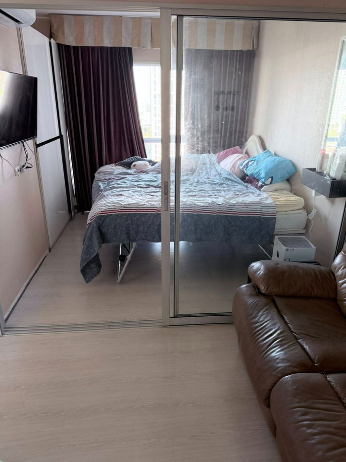 รูป พร้อมอยู่ 2 กพ. Aspire Sathorn-Taksin (Timber Zone) - 26.5 ตร.ม. 1Bed ห้องสวย ใกล้ BTS วุฒากาศ - รูปที่ 5/7