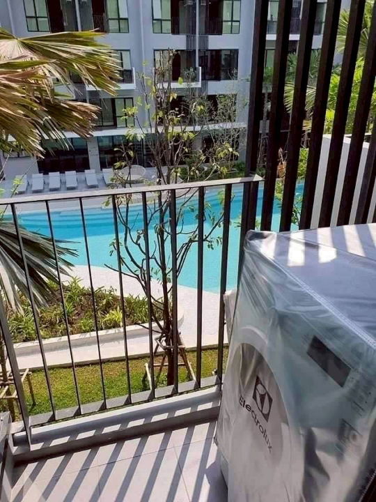 รูป 🏡 ให้เช่า Kave Town Space 12,000฿💖  ✨ ตึก D ชั้น 3 ห้องใหญ่ วิวสระ ✅️ พร้อมเข้าอยู่ - รูปที่ 9/10