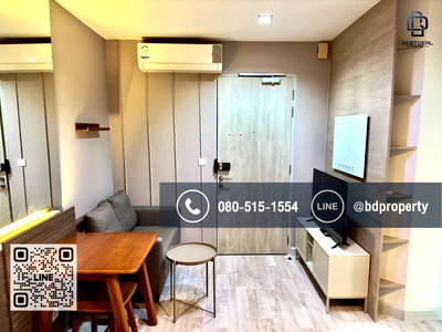 ขายคอนโด : Bestdeal ขายด่วนStudio 22 sqm.ห้องใหม่สวย พร้อมเฟอร์นิเจอร์บิ้วอิน พิเศษ  3.29 ล้านเท่านั้น  อยู่เองหรือ ดูลงทุนไม่ควรพลาด ใกล้MRTและเซ็นทรัลพระราม 9 
