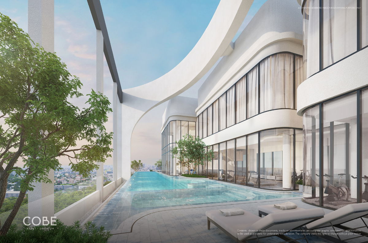 รูป ให้ช่าห้องเพดานสูง!! COBE Kaset-Sripatum : STUDIO ชั้น 7 ขนาด26.87ตรม. - รูปที่ 3/5