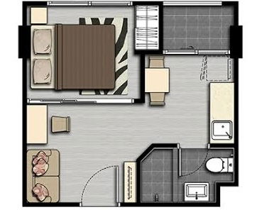 รูป 7,500🔥กรีเน่คอนโดดอนเมือง ห้องสวยวิวสระ🏝️ - รูปที่ 12/14