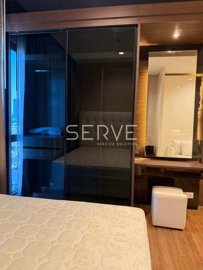 รูป 🔥ห้องกว้าง  สตูดิโอกั้นเป็นสัดส่วน ตกแต่งหรู วิวเมือง เฟอร์แน่น พร้อมเข้าอยู่ คอนโดทำเลดีๆ ใกล้ MRT ศูนย์วัฒนธรรม @  IVY Ampio - รูปที่ 7/8