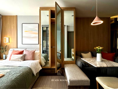 คอนโดให้เช่า : ให้เช่าคอนโด ไลฟ์ อโศก ไฮป์ อาคาร 1 ชั้น 36 1 ห้องนอน ขนาด 30 ตรม ใกล้ Fortune Town