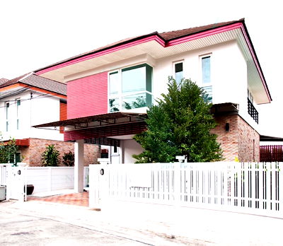 ขายบ้านเดี่ยว : 📌 ขายบ้านเดี่ยว 2 ชั้น โครงการ บ้านระเบียงสวน 5 ถนนราษฎร์พัฒนา 3 ห้องนอน 3 ห้องน้ำ