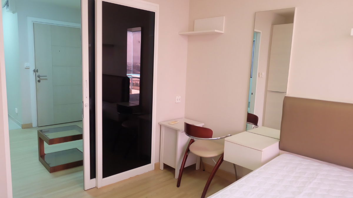 รูป ให้เช่าห้อง 1 นอน ขนาด 29 ตร.ม ชั้น 27 ตึกซี  เฟอร์ครบ  เอ็มโซไซตี้คอนโดเมืองทองธานี ราคาเช่า  7,000 /เดือน - รูปที่ 9/16